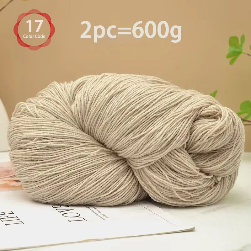 Yarn, Medium-Fine for Knitting Sweaters, Scarves, Vests & Handmade Blankets