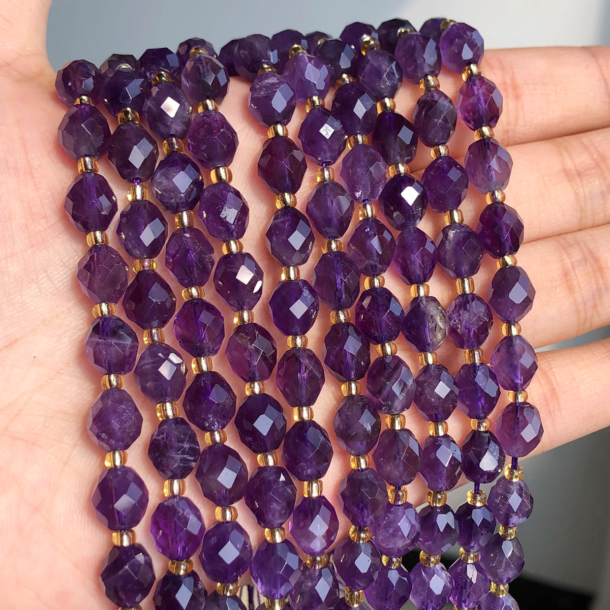 Stone Beads Faceted Oval Assorted Stone Styles for DIY Jewelry Making