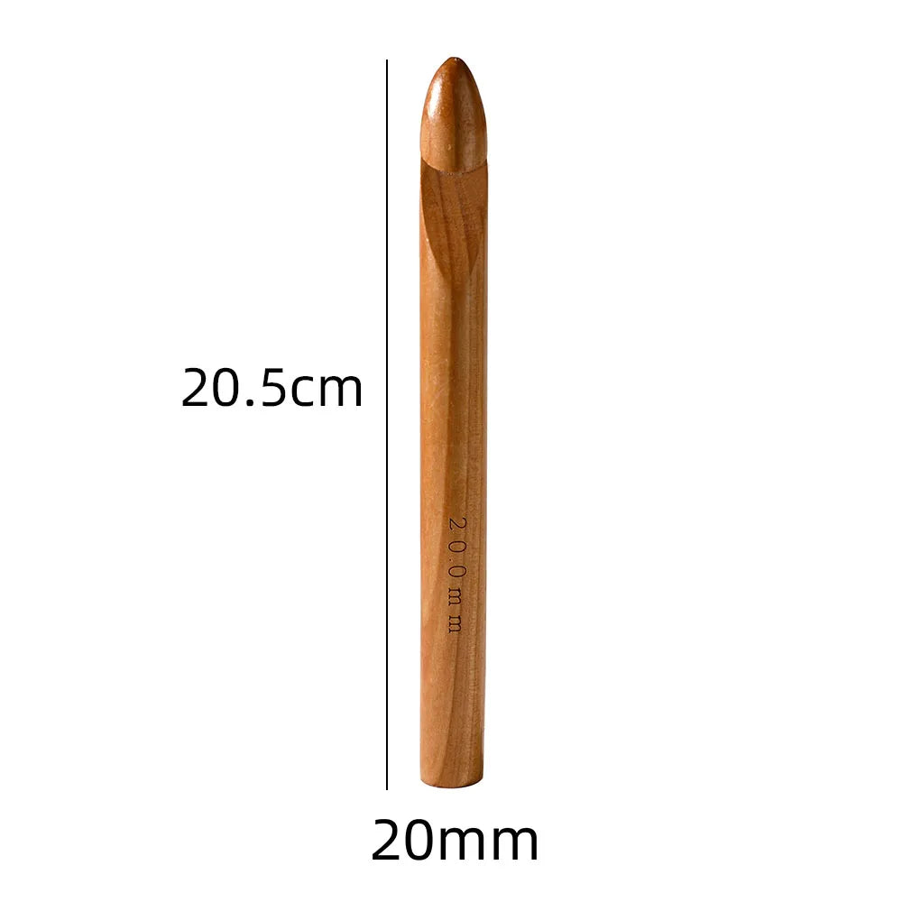 Crochet Hooks, Wooden for Handmade Yarn Crafts, Knitting & Crochet