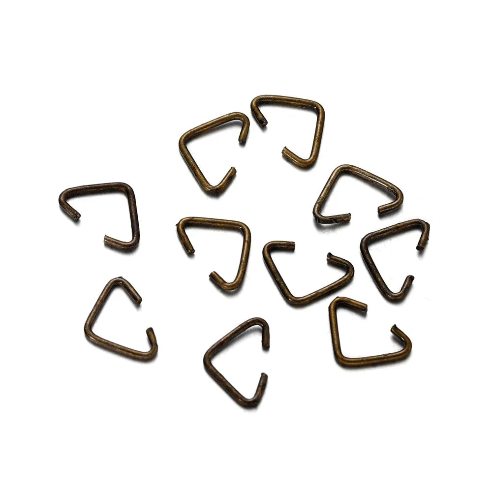 Pendant Clips Iron Triangle Necklace Connectors DIY Jewelry Making