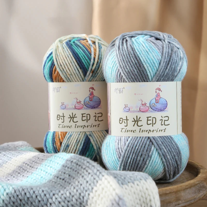 Yarn, Colorful Gradient for Sweaters, Coats, Gloves, Bags & Blankets