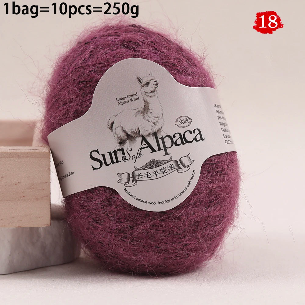 Yarn, Long-Pile Multicolor for Sweaters, Gloves, Shawls & Decorative Crafts