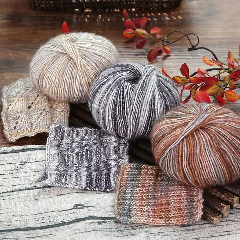 Yarn, Camouflage Colors for Hand Knitting Sweaters & Crochet Projects