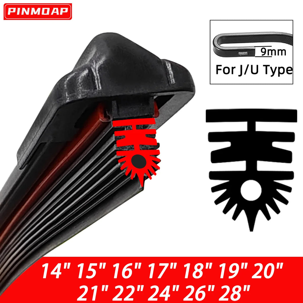 Car Front Windshield Wiper Blade Premium Quality Replacement Accessory