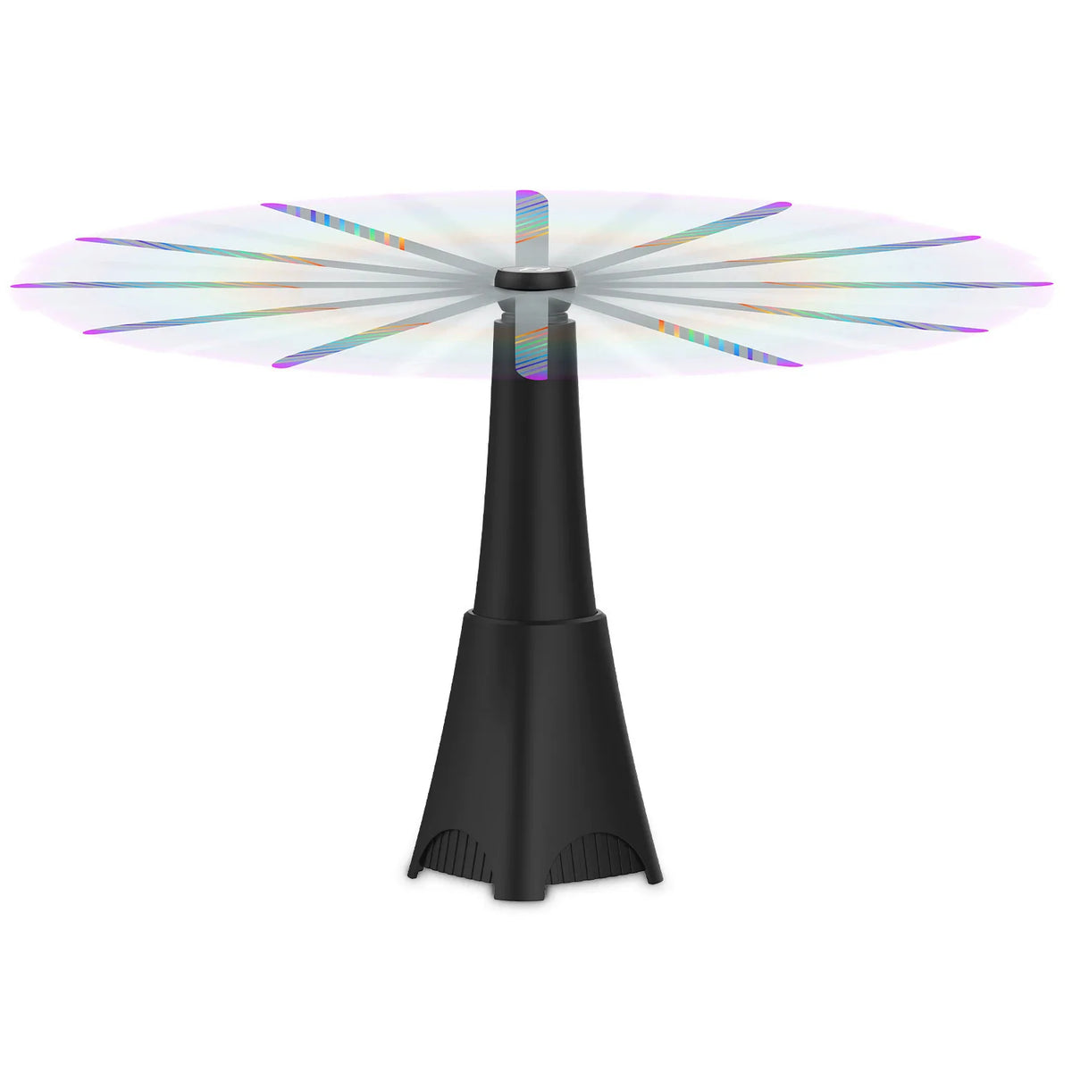 Fly Repellent Fan Holographic Blades USB Rechargeable 1500mAh 15hr Picnic