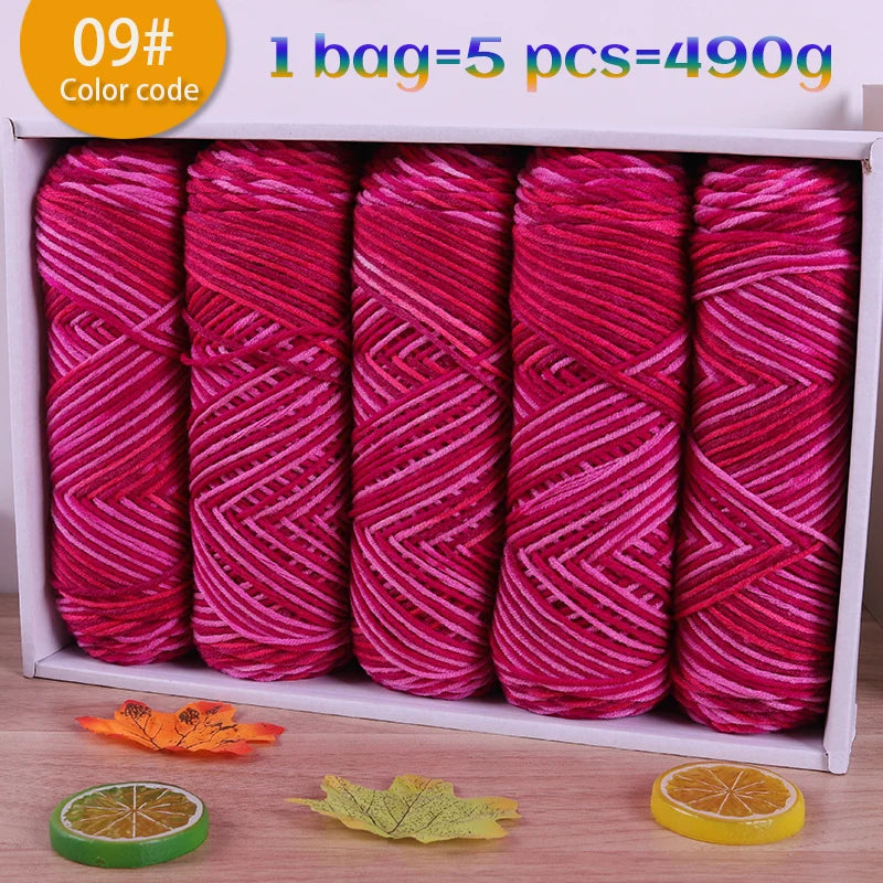 Yarn, Color Gradient for Knitting Sweaters, Scarves, Hats & Handmade Gifts