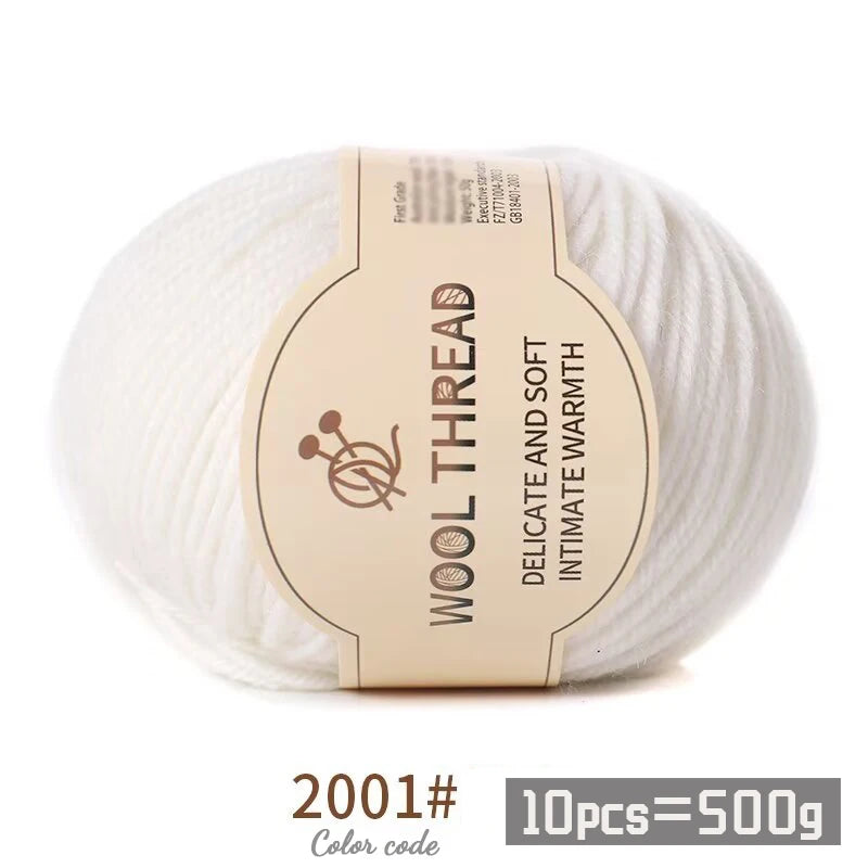 Yarn, Medium-Coarse for Handmade Sweaters, Scarves, Hats & Winter Knitwear