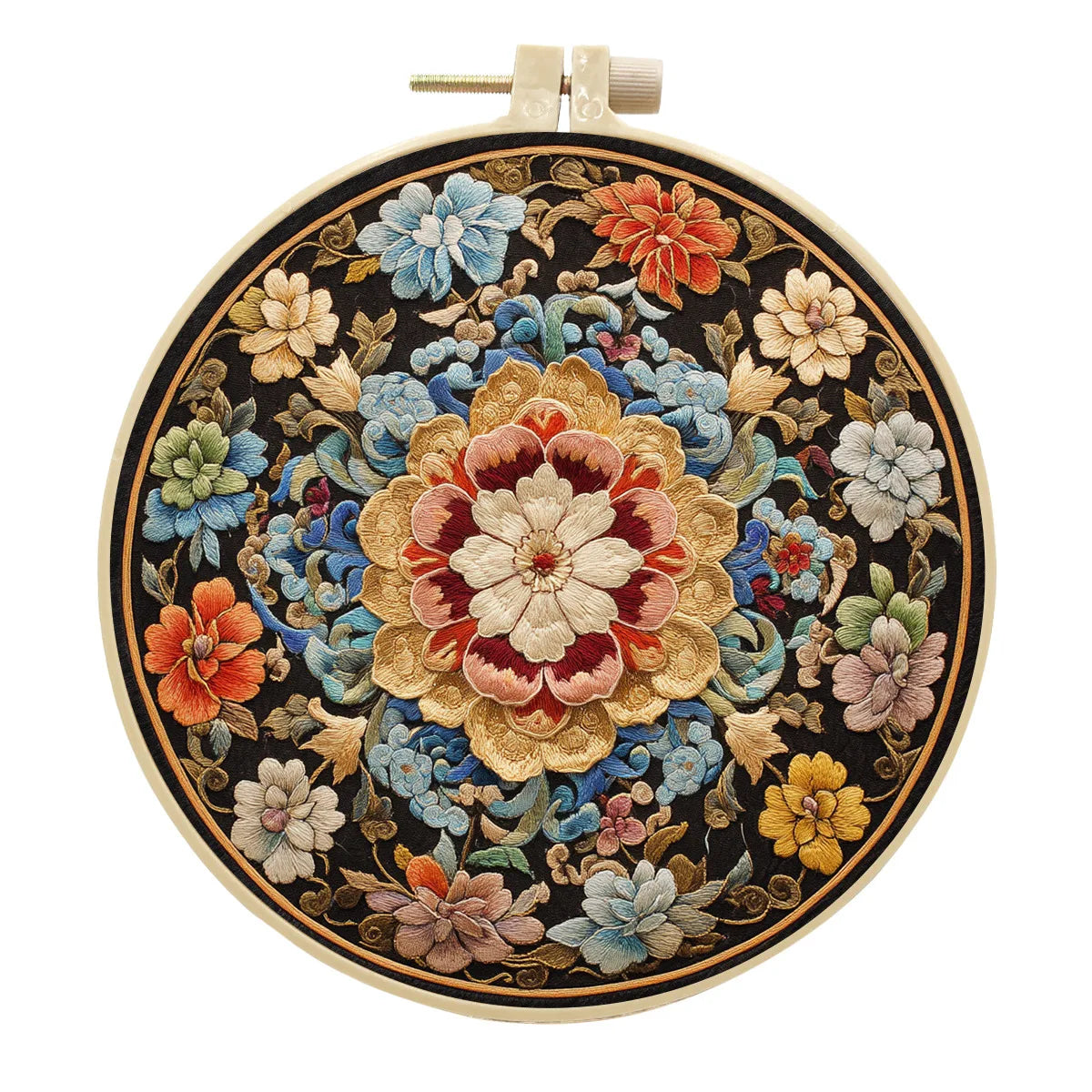 Embroidery Kit, Floral Patterns for Beginner Needlework & Handmade Crafts