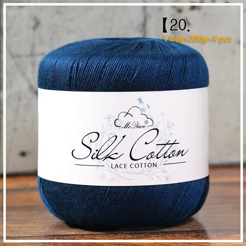 Yarn, Fine for Crochet Shawls, Openwork Sweaters, Summer Hats & Knitwear