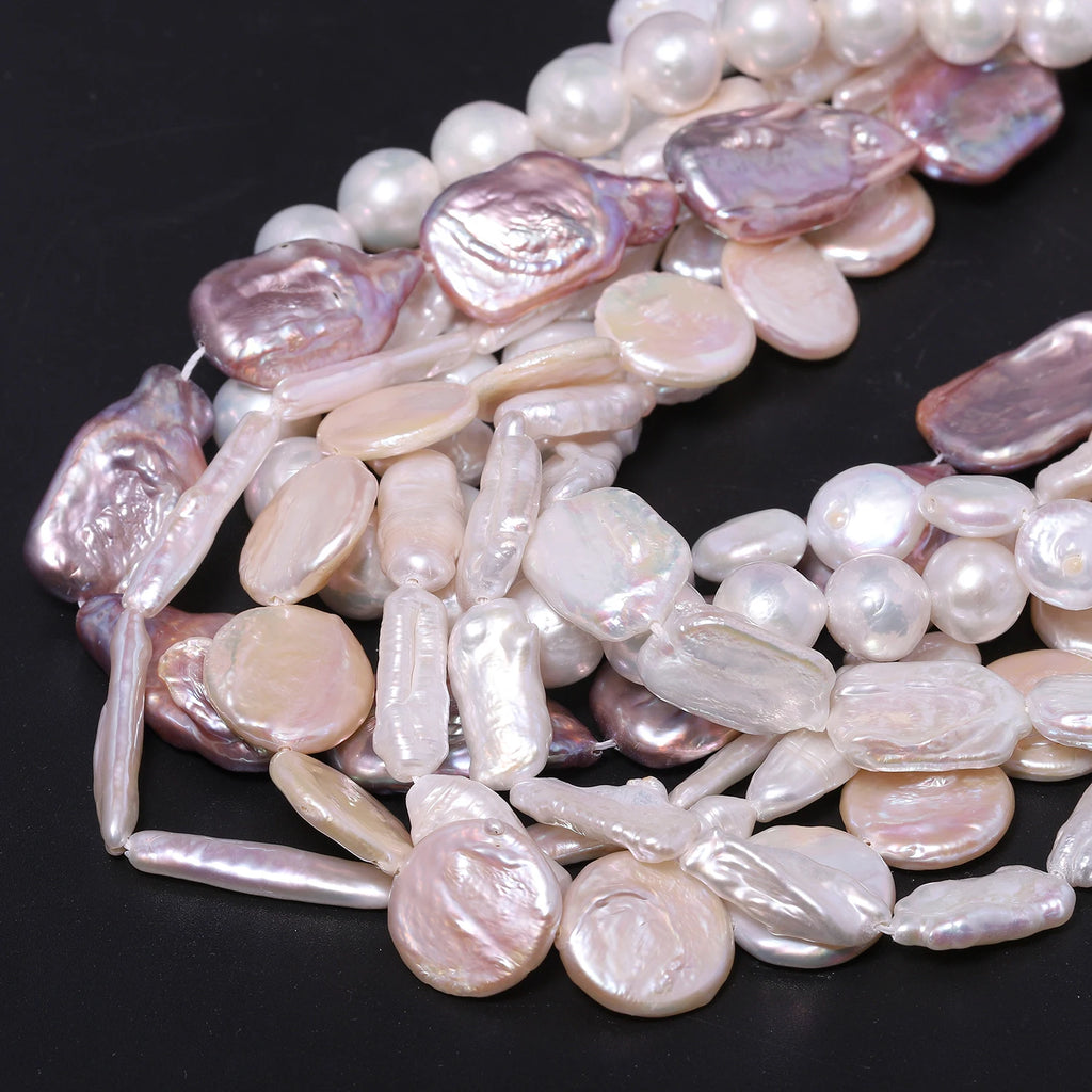 Pearl Beads Baroque-Style Irregular Mixed Shapes for DIY Jewelry Making