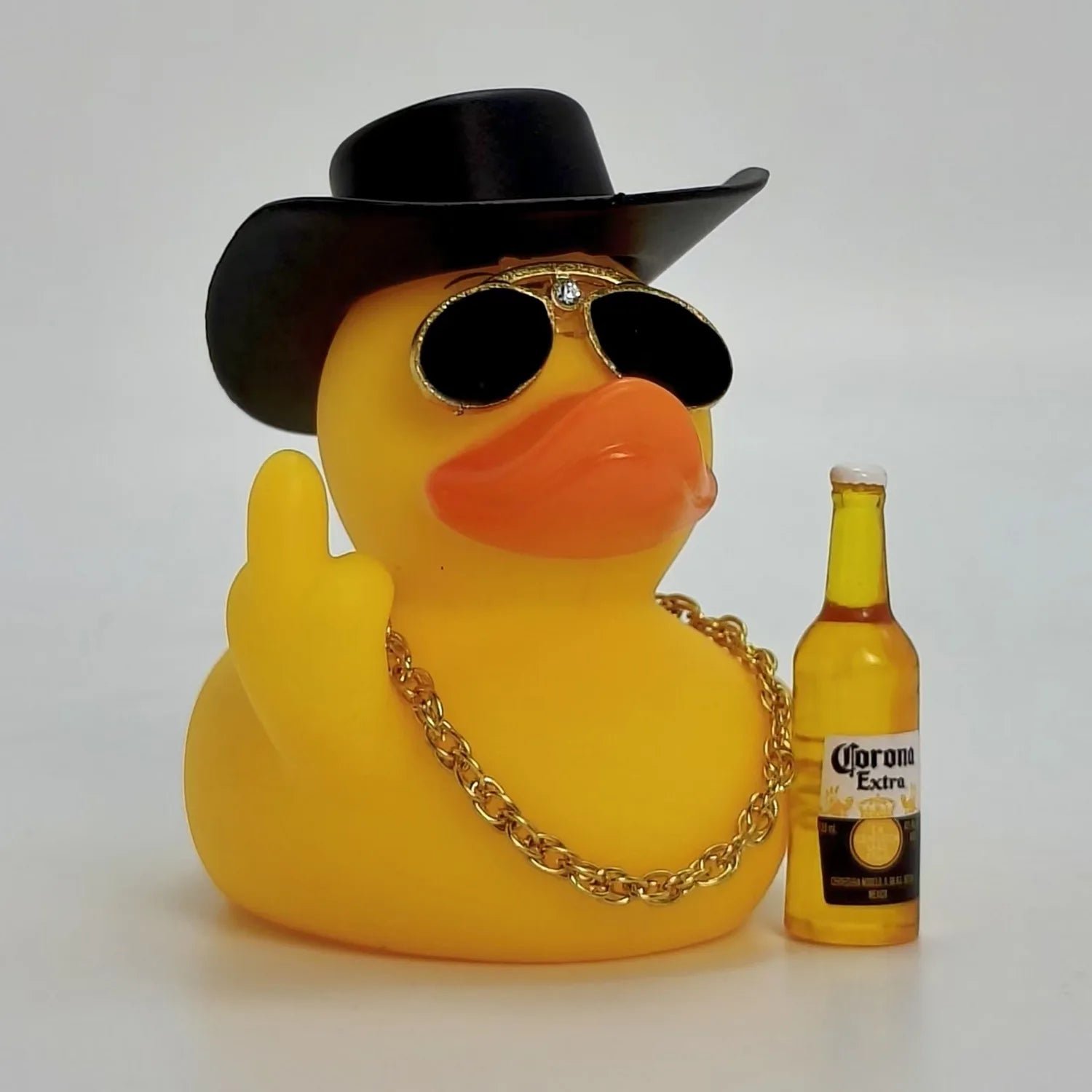 Funny Middle Finger Duck Car Car Dashboard Ornament Decoration