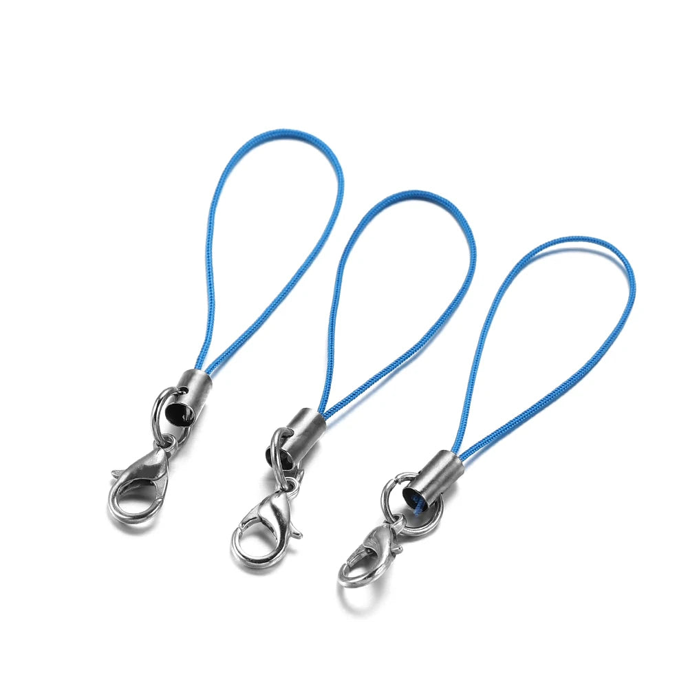 Keychain Cords with Lobster Clasps Lanyard Straps DIY Jewelry Making