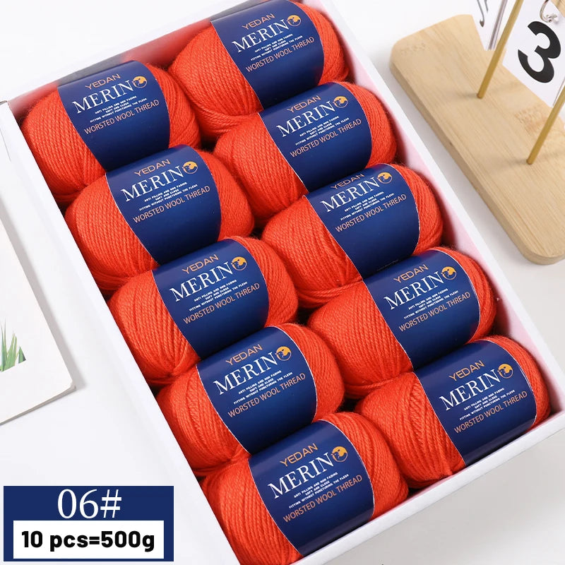 Yarn, Fine for Hand Knitting Sweaters, Scarves, Hats & Winter Accessories