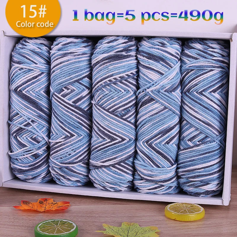 Yarn, Color Gradient for Knitting Sweaters, Scarves, Hats & Handmade Gifts