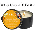 Massage Candles EVODUCK Orange Jasmine Geranium Floral Citrus Fragrances