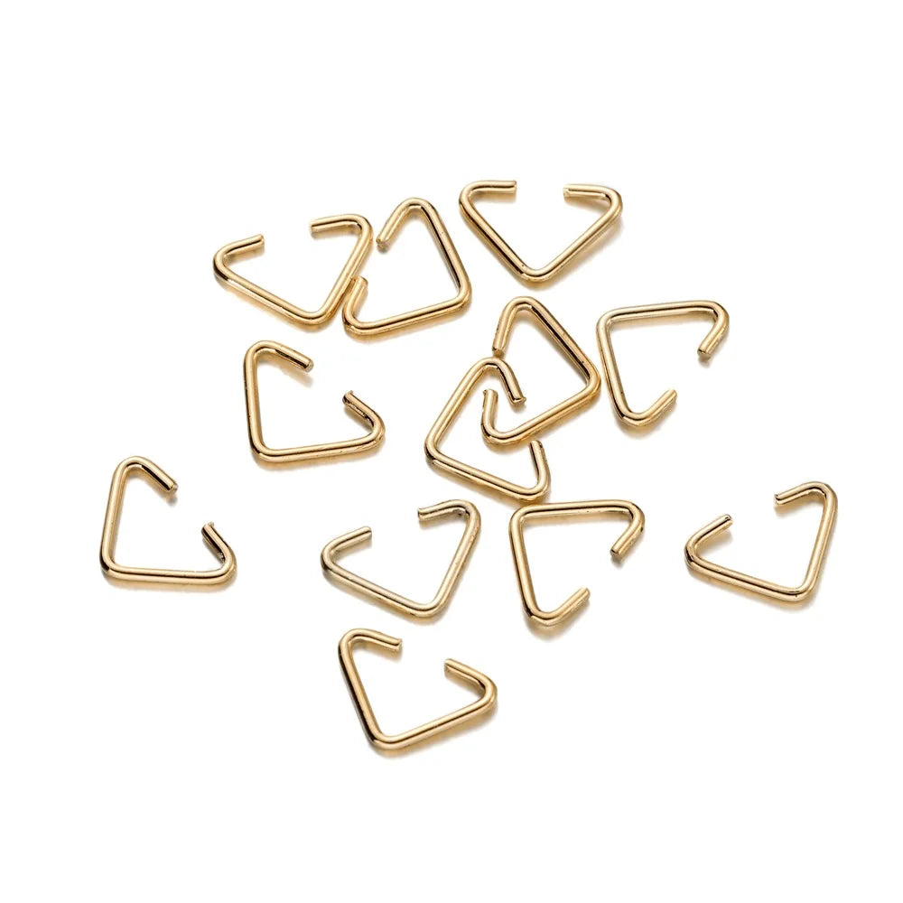 Pendant Clips Iron Triangle Necklace Connectors DIY Jewelry Making