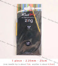 Knitting Needles, KnitPro Zing Asymmetrical Circular for Sleeves & Socks