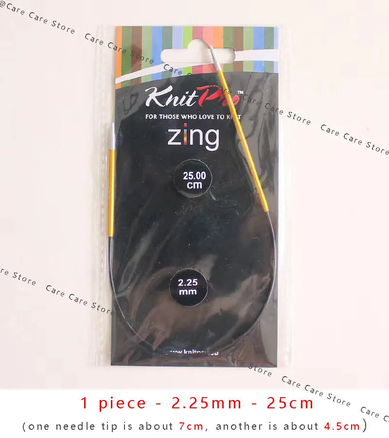 Knitting Needles, KnitPro Zing Asymmetrical Circular for Sleeves & Socks