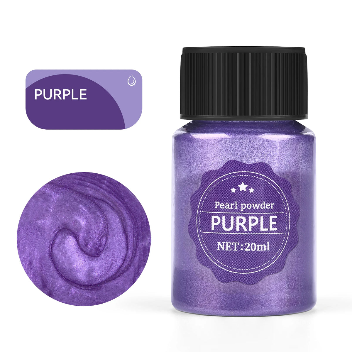 Pearlescent Mica Powder 20ml — 24 Colors for Candles, Resin & Soap