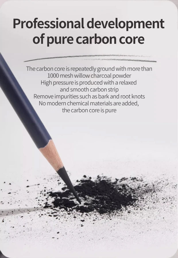Faber-Castell Goldfaber Charcoal Pencils — 5 or 10 Piece Mixed Set