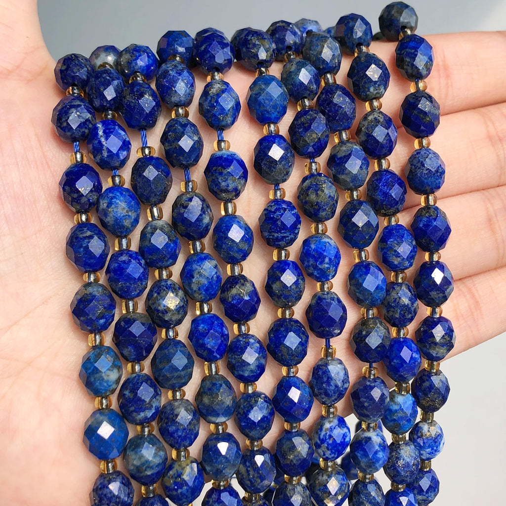 Stone Beads Faceted Oval Assorted Stone Styles for DIY Jewelry Making