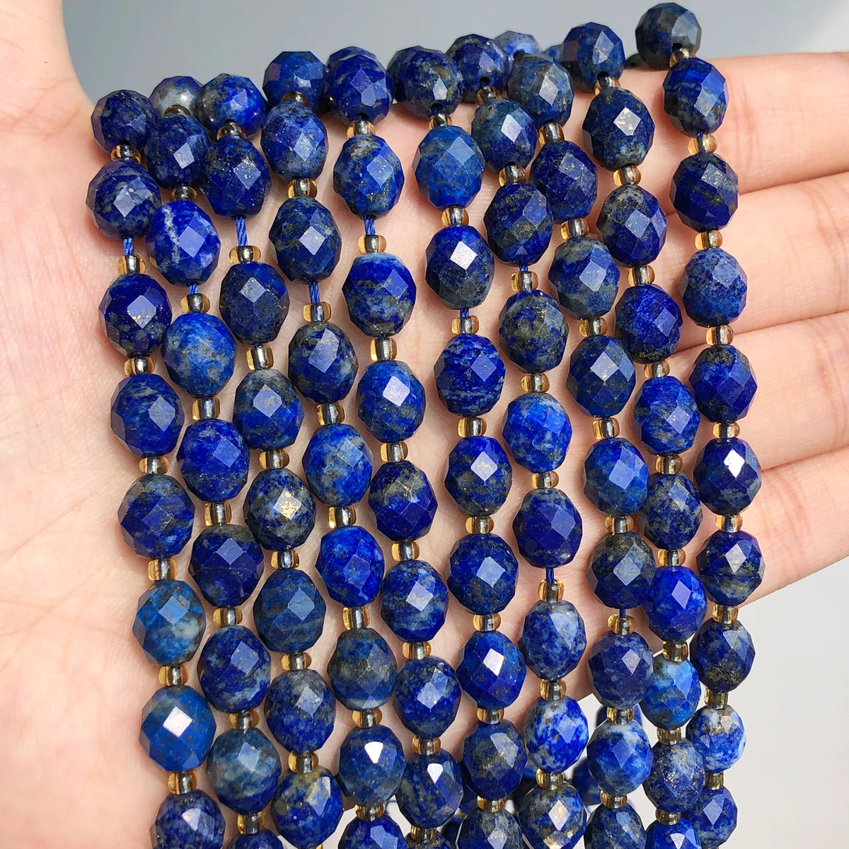 Stone Beads Faceted Oval Assorted Stone Styles for DIY Jewelry Making