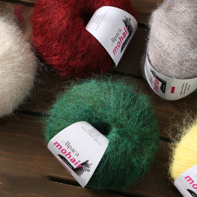 Yarn, Long-Pile Texture for Knitting Gloves, Hair Ties & Creative Crafts