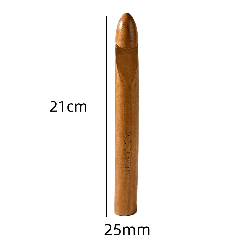 Crochet Hooks, Wooden for Handmade Yarn Crafts, Knitting & Crochet