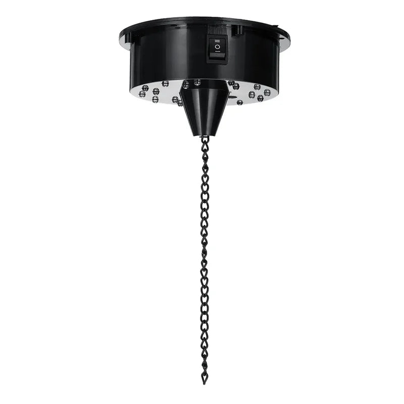 Disco Ball Motor 18 LED, Sound Active, Ceiling Mount, 5.11 in