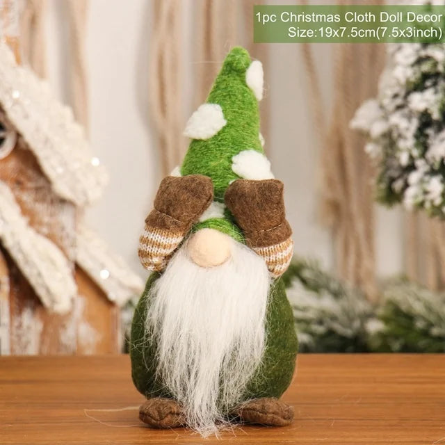 Christmas Doll Ornaments Merry Christmas Decorations For Home Xmas Decor Gifts