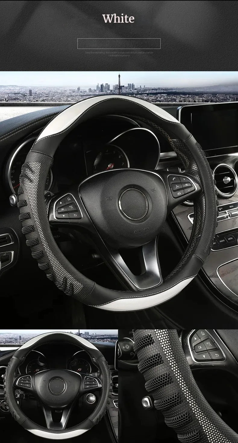 Three-dimensional Honeycomb Steering Wheel Cover Steering Wheel Cover Anti-Slip Comfort