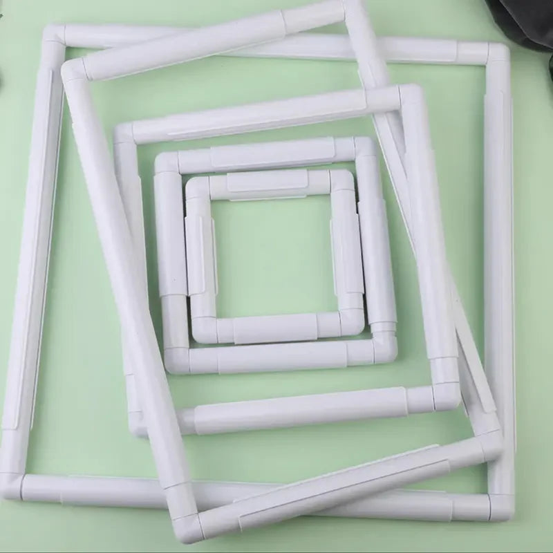 Embroidery Frame, Assemble-Your-Own Plastic for Punch Needle & Cross-Stitch