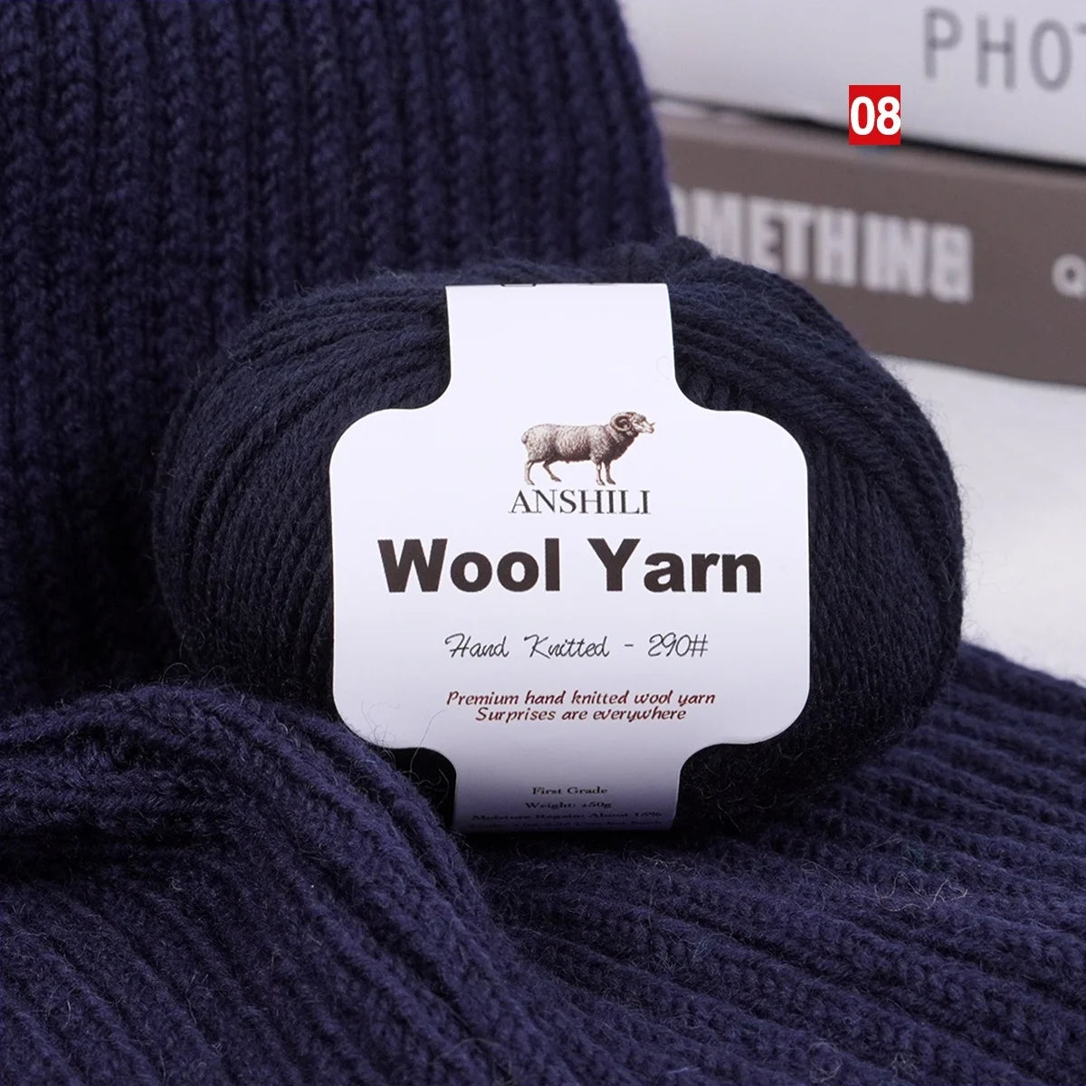Yarn, Medium-Thick for Sweaters, Scarves, Gloves, Blankets & Cozy Crafts