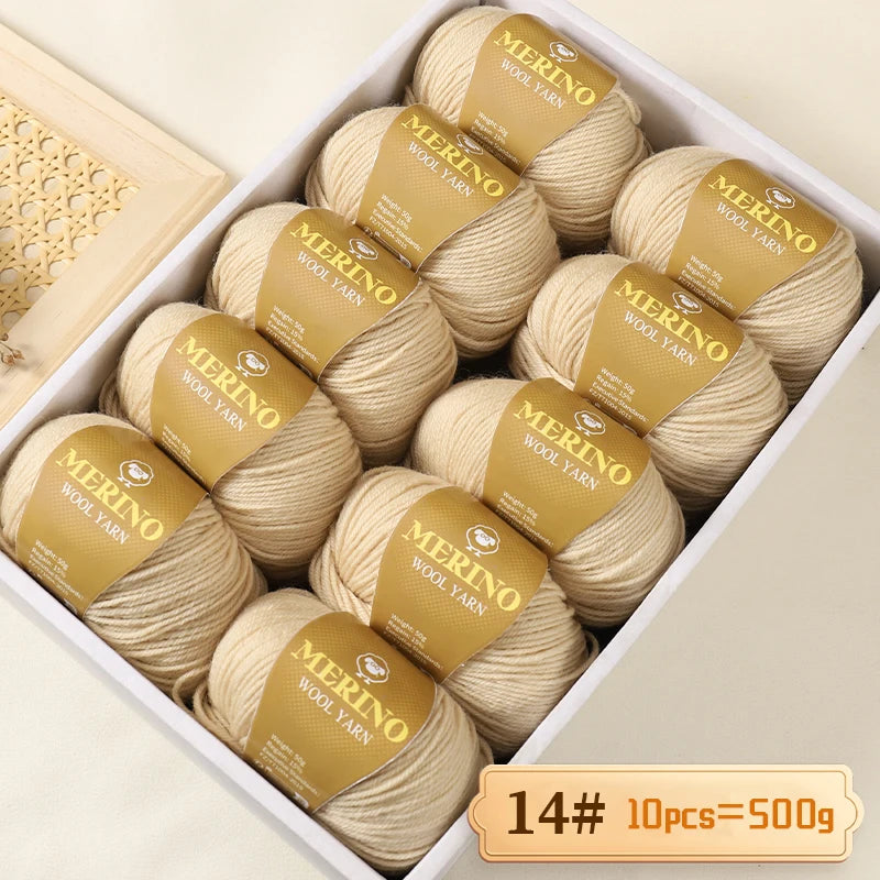 Yarn, Medium-Fine for Hand Knitting Sweaters, Scarves & Winter Hats