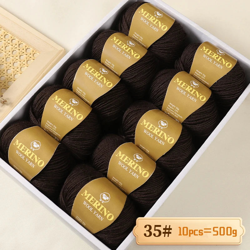Yarn, Medium-Fine for Hand Knitting Sweaters, Scarves & Winter Hats