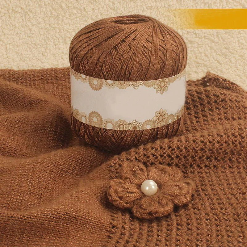 Yarn, Pearl Lace Style for Crochet Shawls, Summer Sweaters, Hats & Scarves