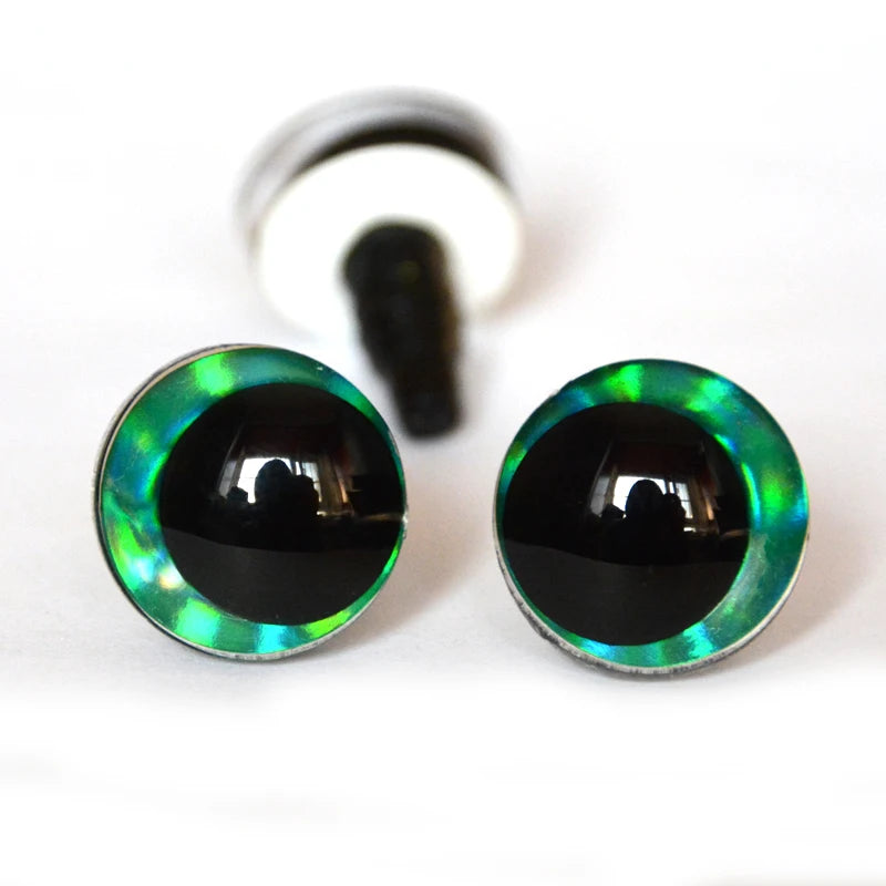 Doll Eyes Holographic Glitter Safety Eyes 12-30mm 20pcs Amigurumi Crochet