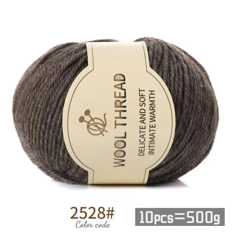 Yarn, Medium-Coarse for Handmade Sweaters, Scarves, Hats & Winter Knitwear