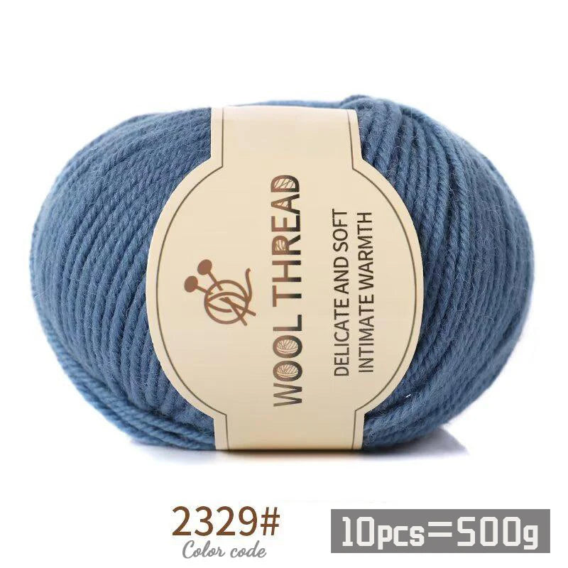 Yarn, Medium-Coarse for Handmade Sweaters, Scarves, Hats & Winter Knitwear