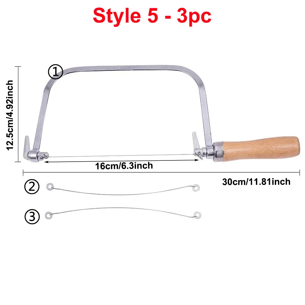 Soap Cutter & Planer Set - Wood & Wire Loaf Cutting Tools, 7 Styles