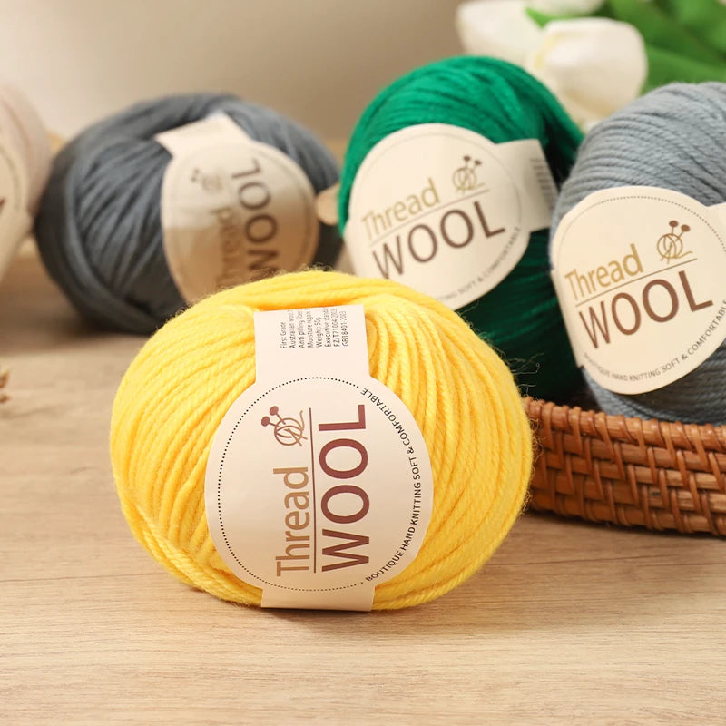 Yarn, Medium-Thick for Sweaters, Scarves, Gloves, Socks, Shawls & Coats