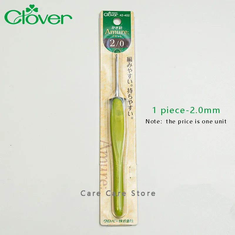 Crochet Hook, Clover Amure for Handmade Yarn Crafts & Needlework Projects