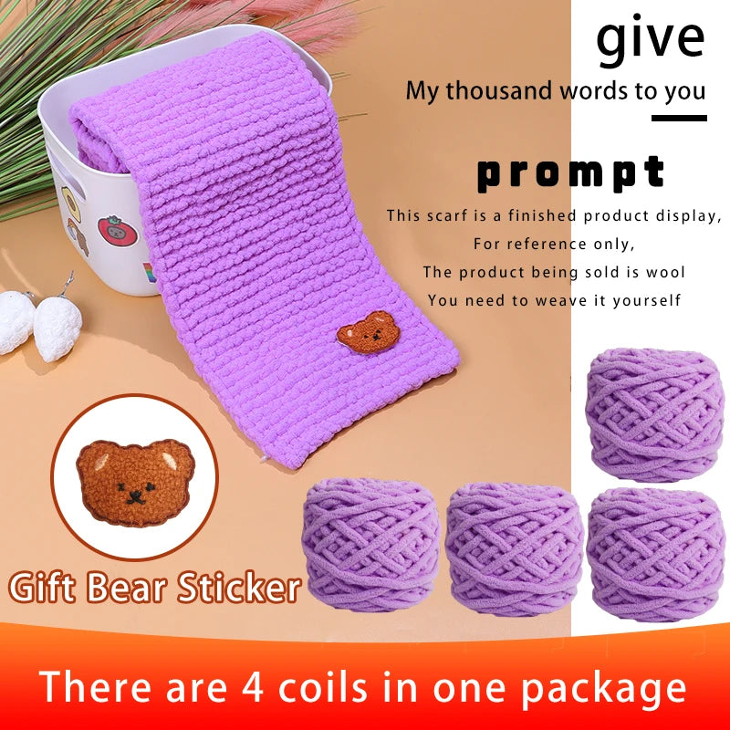 Yarn Pack for Handmade Scarves, Knitting Projects & Thoughtful Craft Gifts