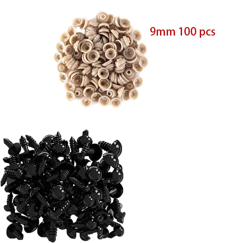 5/6//7/8/9/10/12/14/18/20mm Plastic Safety Eyes For Premium Quality Replacement Accessory
