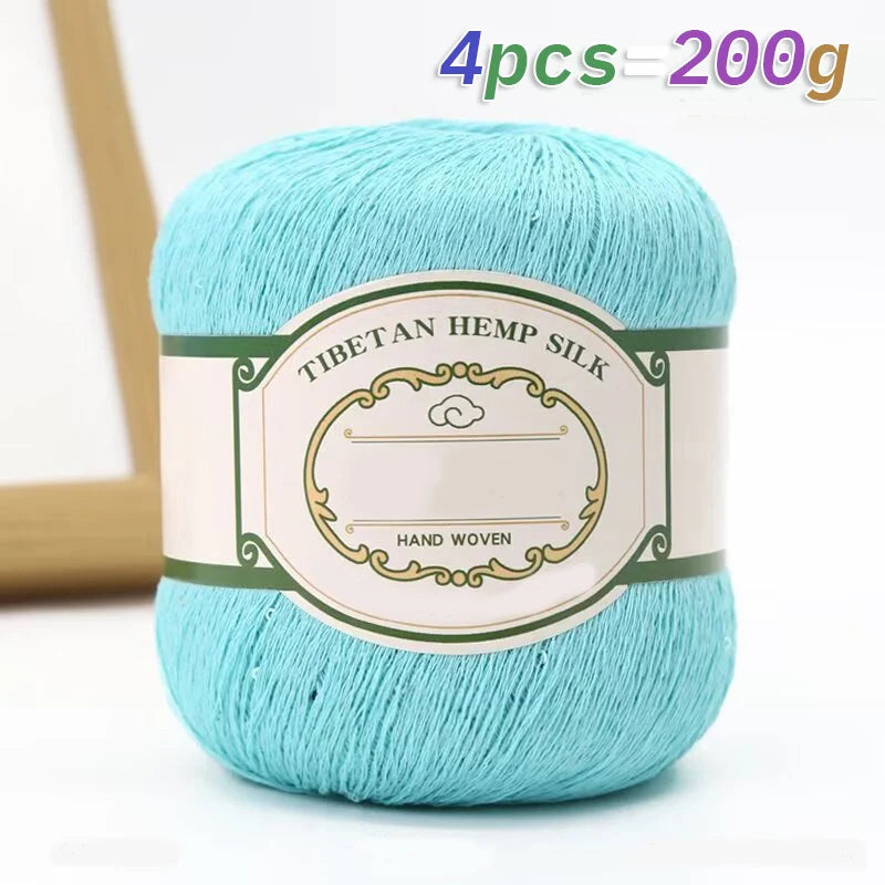 Yarn with Sequins for Crochet Shawls, Summer Hats & Openwork Knitwear