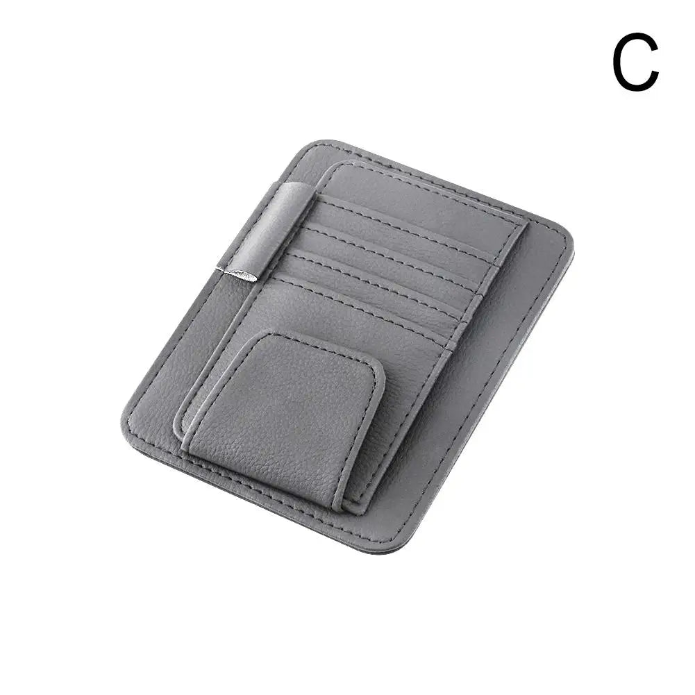 Car Sun Visor Organizer Multi-Pocket Car Sun Shade UV Protector
