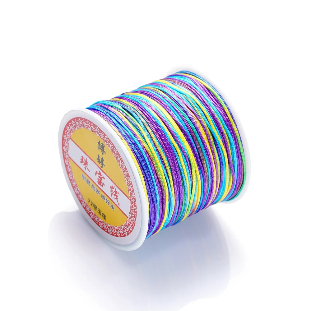 Nylon Beading Cord Chinese Knot Tassel Thread Roll DIY Jewelry Making