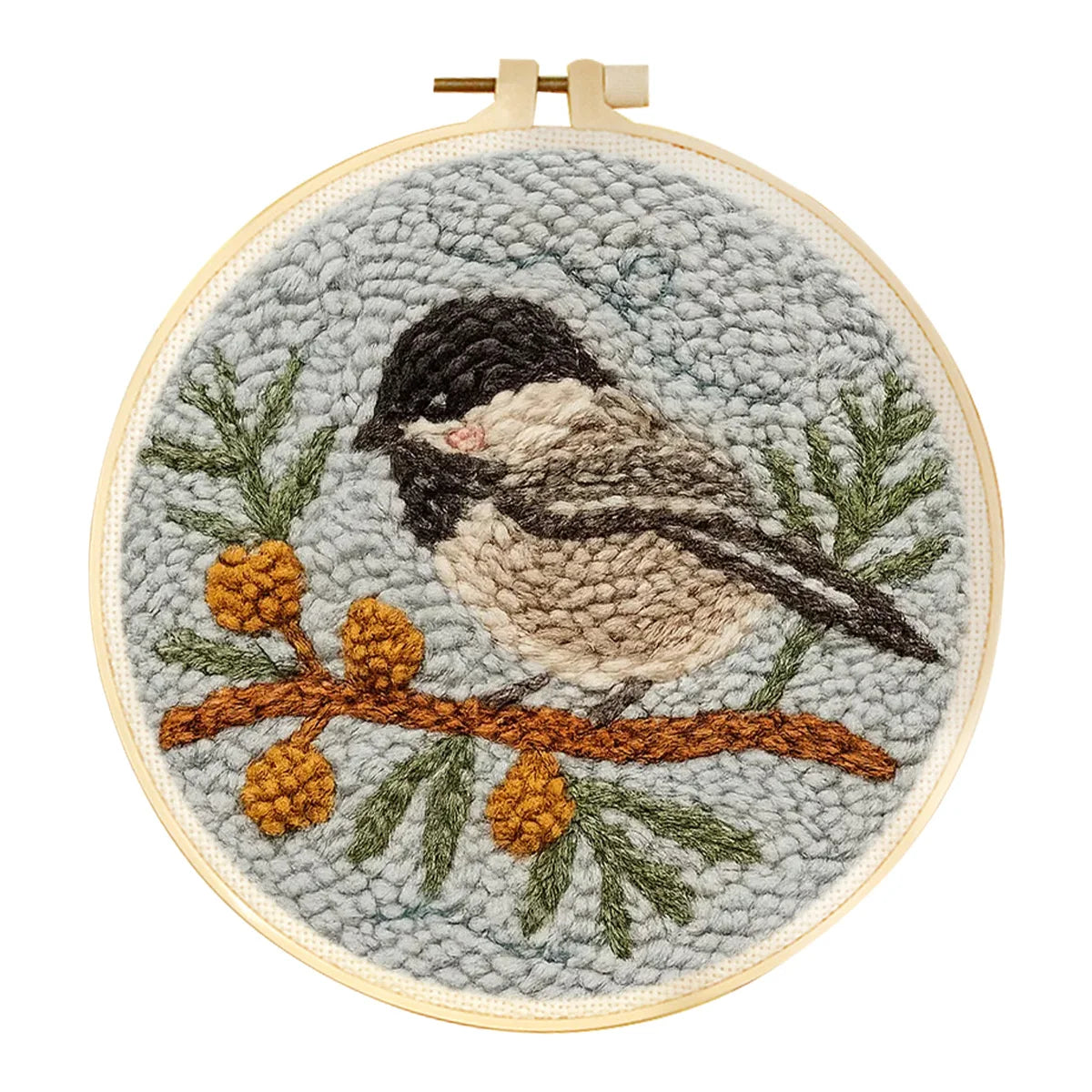 Punch Needle Kit, Hummingbird Love Design for Handmade Wall Decor & Gifts