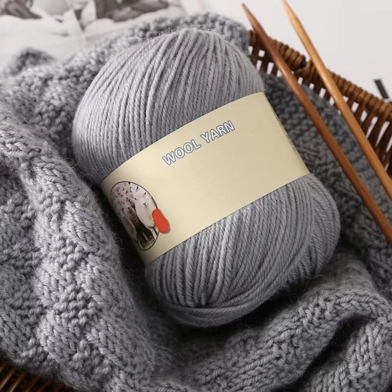Yarn, Medium-Thick for Hand Knitting Sweaters, Hats, Scarves & Coats