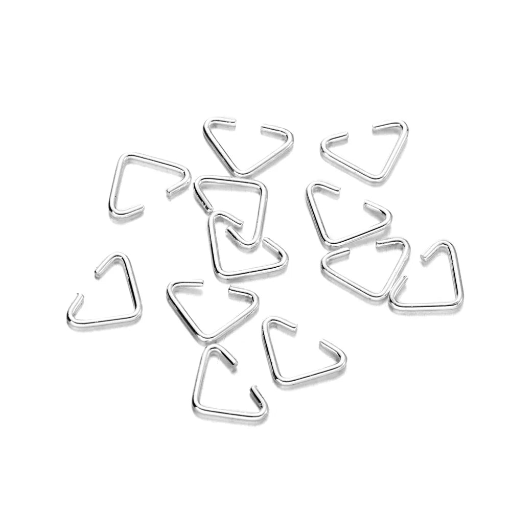 Pendant Clips Iron Triangle Necklace Connectors DIY Jewelry Making